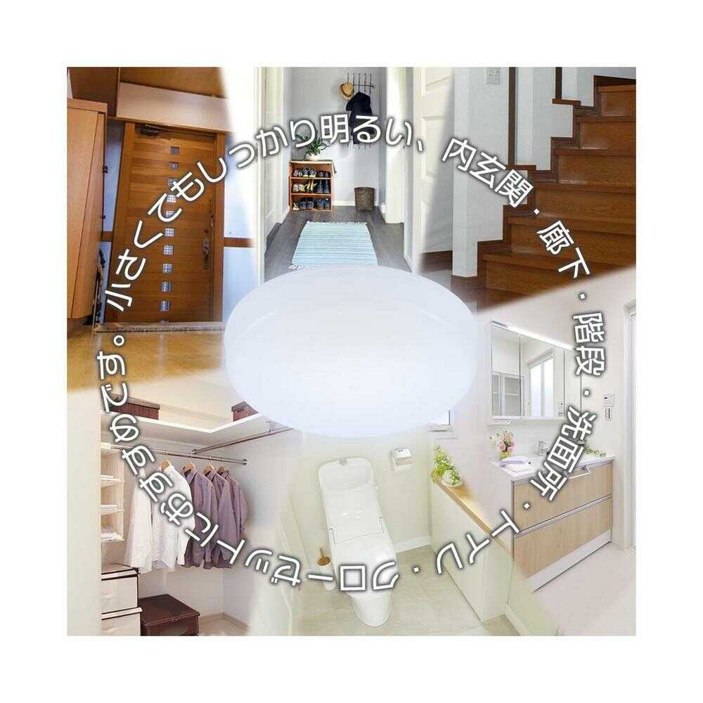 オーム電機 LEDミニシーリングライト 60形 昼光色 - Image 3