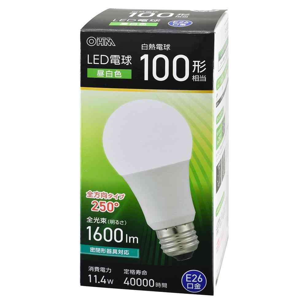 オーム電機 LED電球 E26 100形相当 昼白色 1個 - Image 6