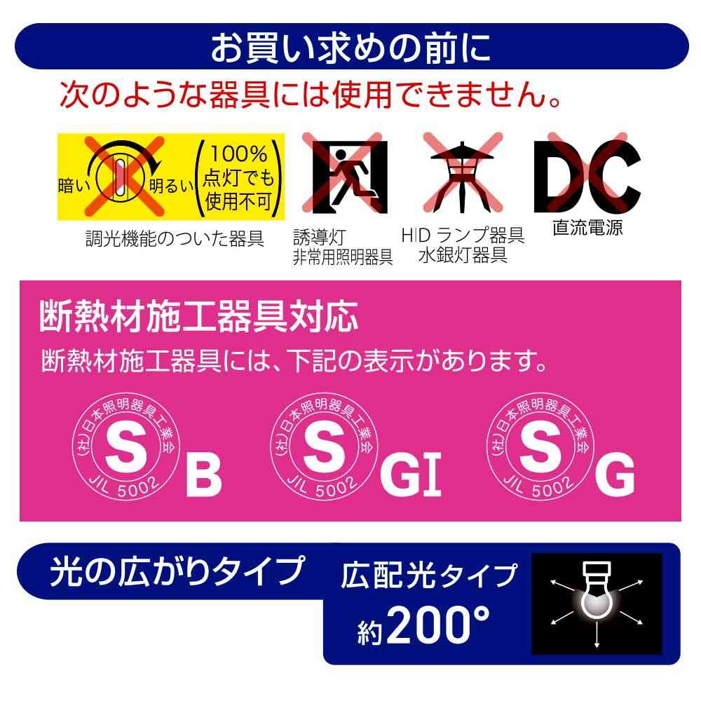 オーム電機 LED電球小形 40形昼白色 2個入 - Image 9