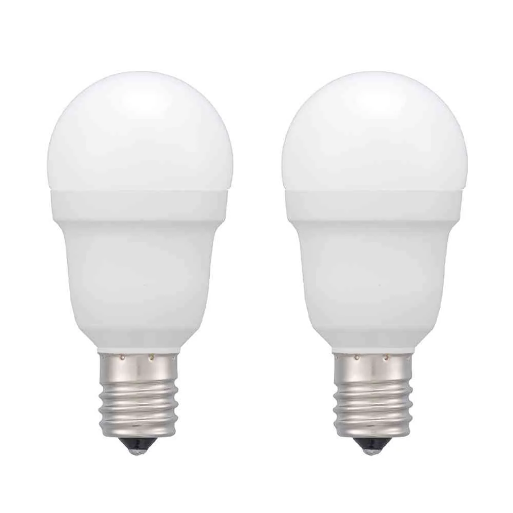 オーム電機 LED電球小形 60形昼白色 2個入 - Image 7