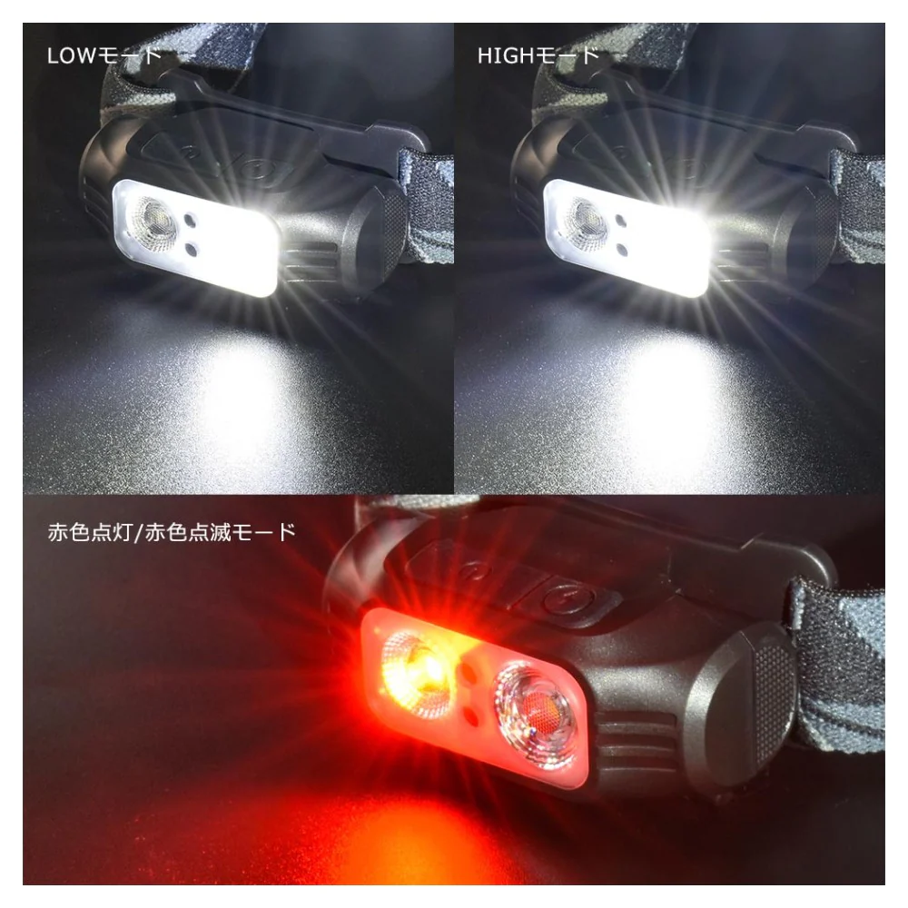 オーム電機 LEDヘッドランプ モーションセンサー 175ルーメン 1個 - Image 7