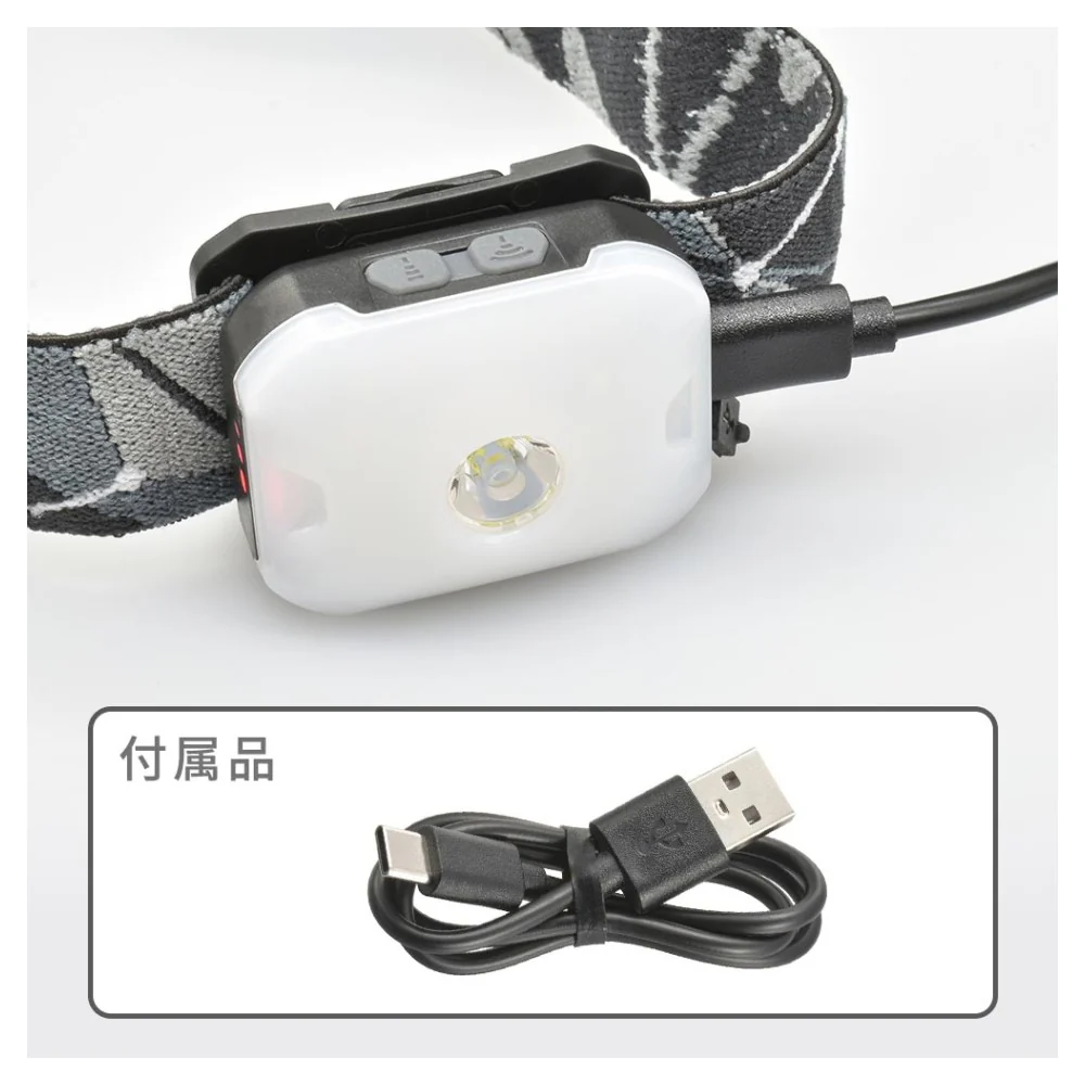 オーム電機 LEDヘッドランプ 面発光&スポット点灯 270ルーメン 1個 - Image 3