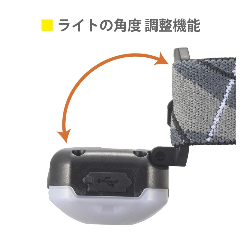 オーム電機 LEDヘッドランプ 面発光&スポット点灯 270ルーメン 1個 - Image 4
