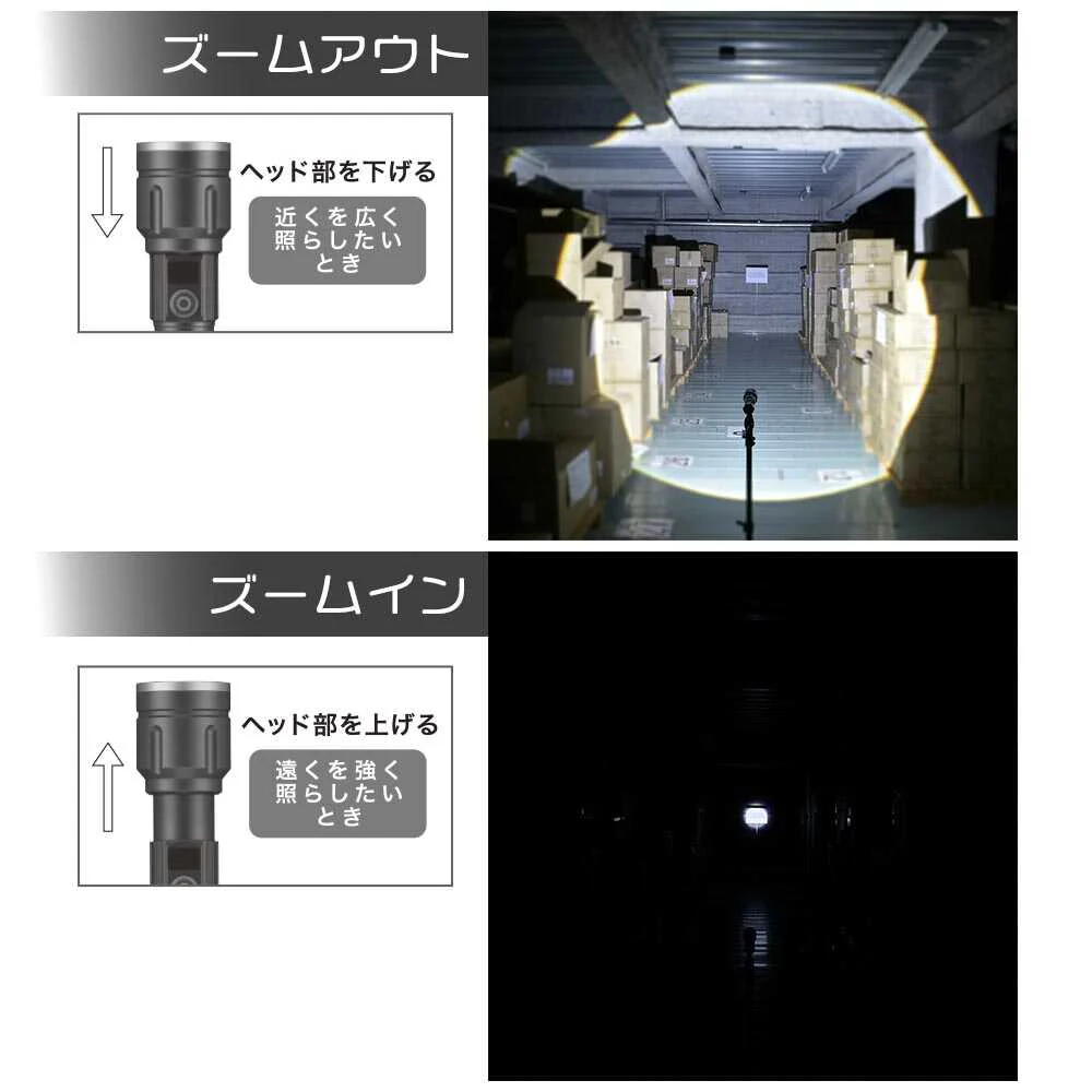 オーム電機 GLEDライト 充電式 450ルーメン LH-CPL50A524L - Image 4