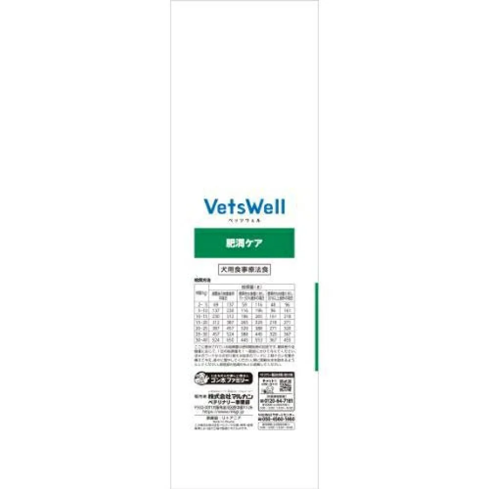 マルカン ベッツウェル 犬用療法食 肥満ケア 1kg - Image 3