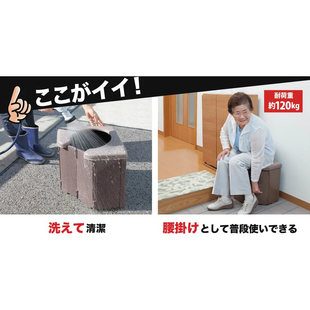 サンコー ポータブルコーナートイレ R46 【直送品】 返品・キャンセル・他商品と同時購入は不可 - Image 11