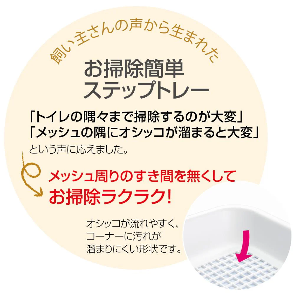 お掃除簡単ステップトレー ワイド ダークブラウン 【直送品】 返品・キャンセル・他商品と同時購入は不可 - Image 7
