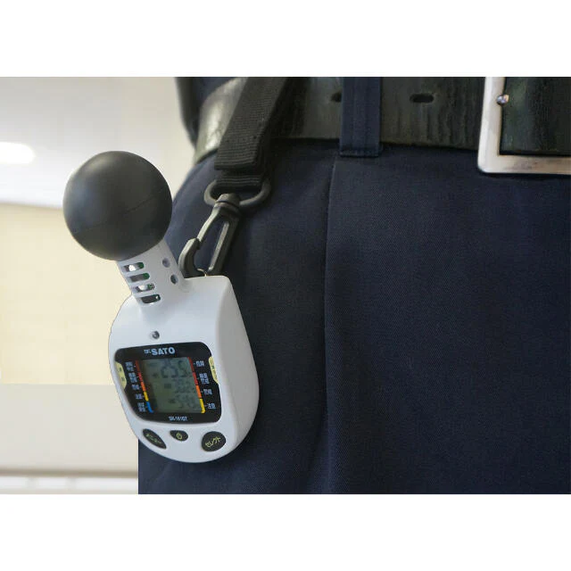 佐藤 黒球型携帯熱中症計 SK-181GT(8313-50) 【直送品】 返品・キャンセル・他商品と同時購入は不可 - Image 2