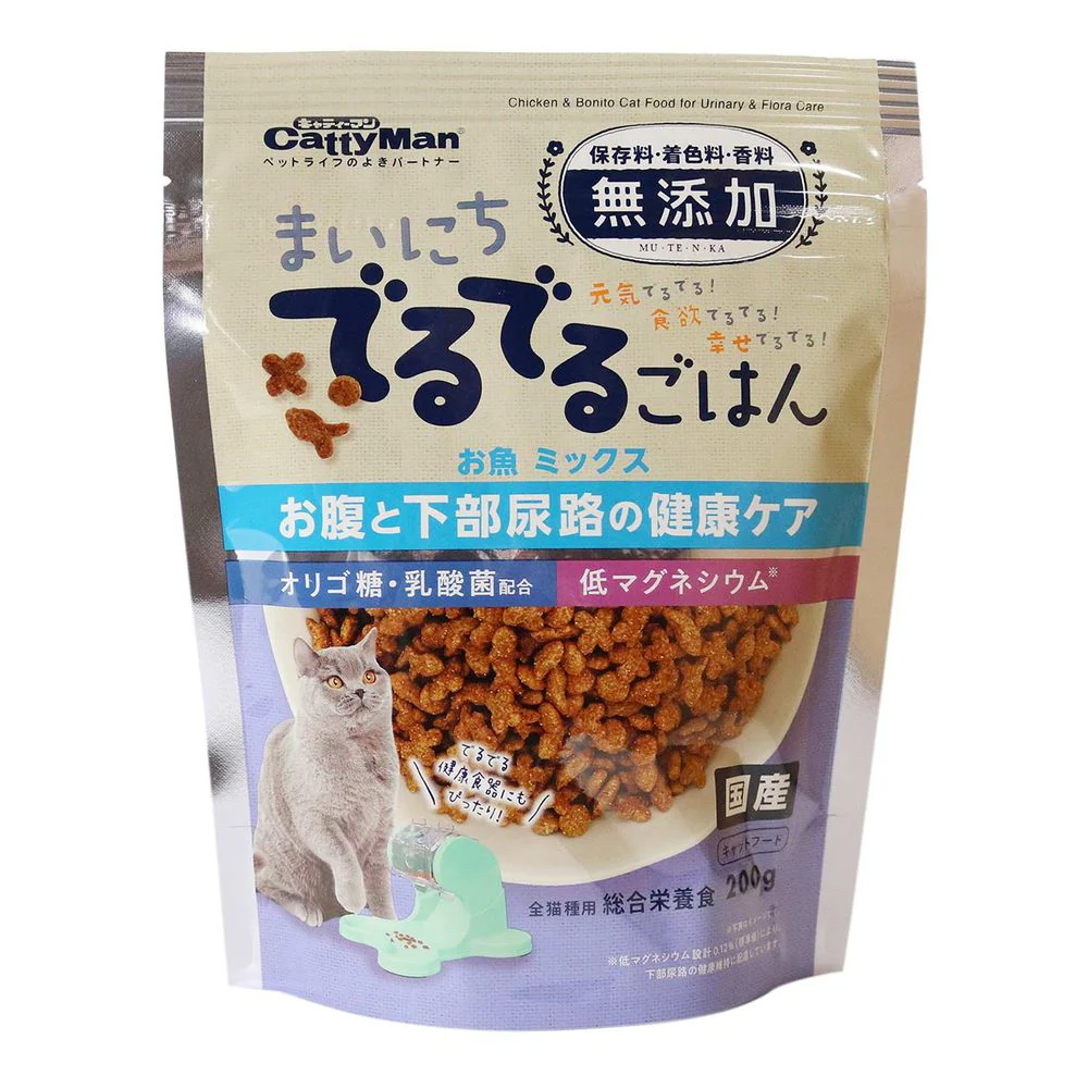 キャティーマン まいにちでるでるごはん お腹と下部尿路の健康ケア 200g
