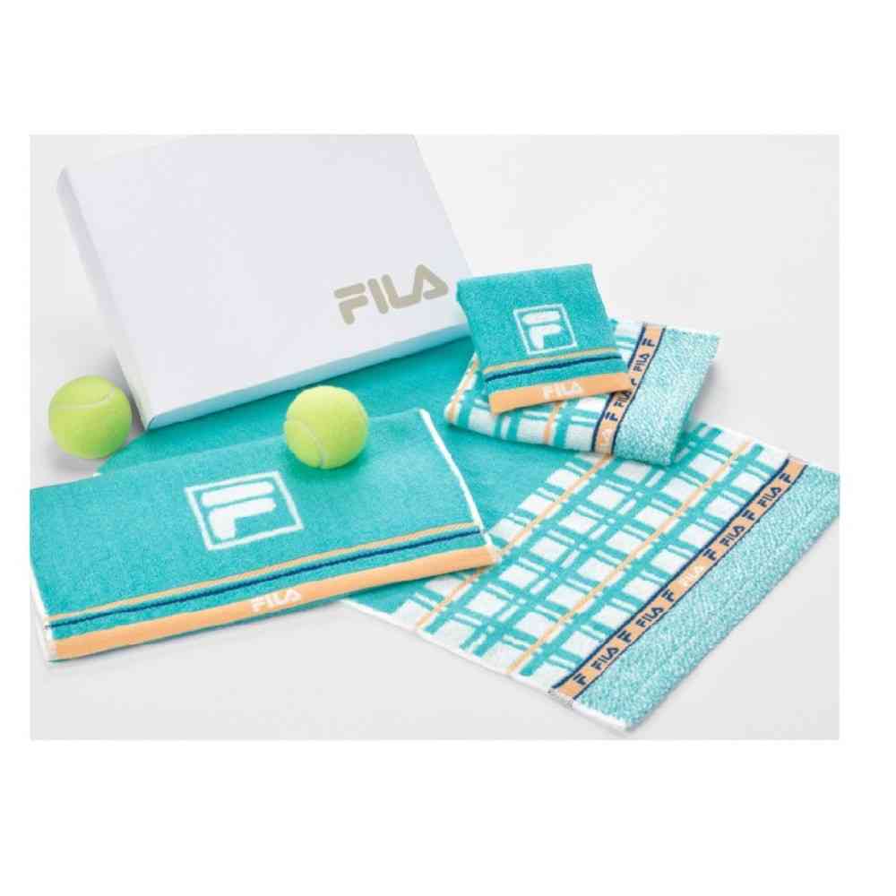 日繊商工 FILA ラグーナ タオルチーフ 箱入り 1枚 - Image 2
