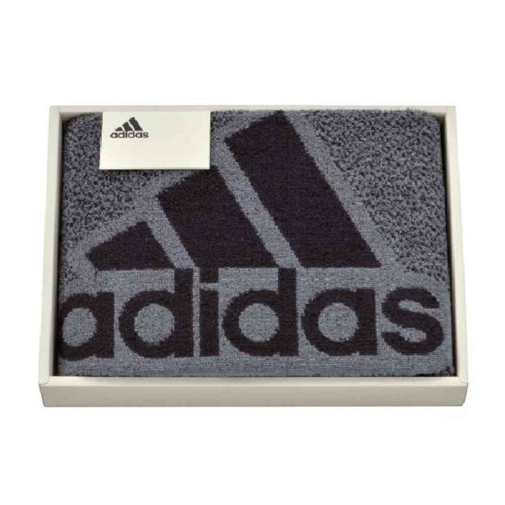 日繊商工 adidas コレクト フェイスタオル グレー 箱入り 1枚