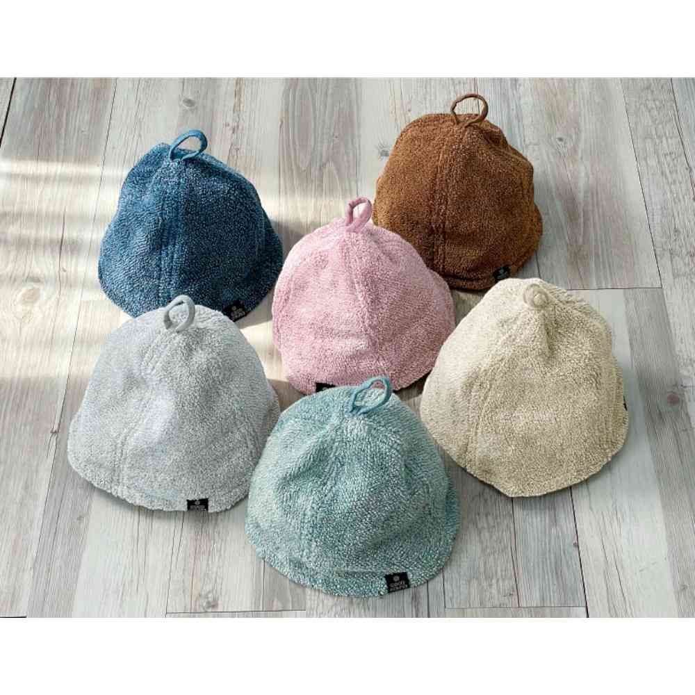 日繊商工 ココチエナサウナ サウナハット ブルー 1枚 - Image 4