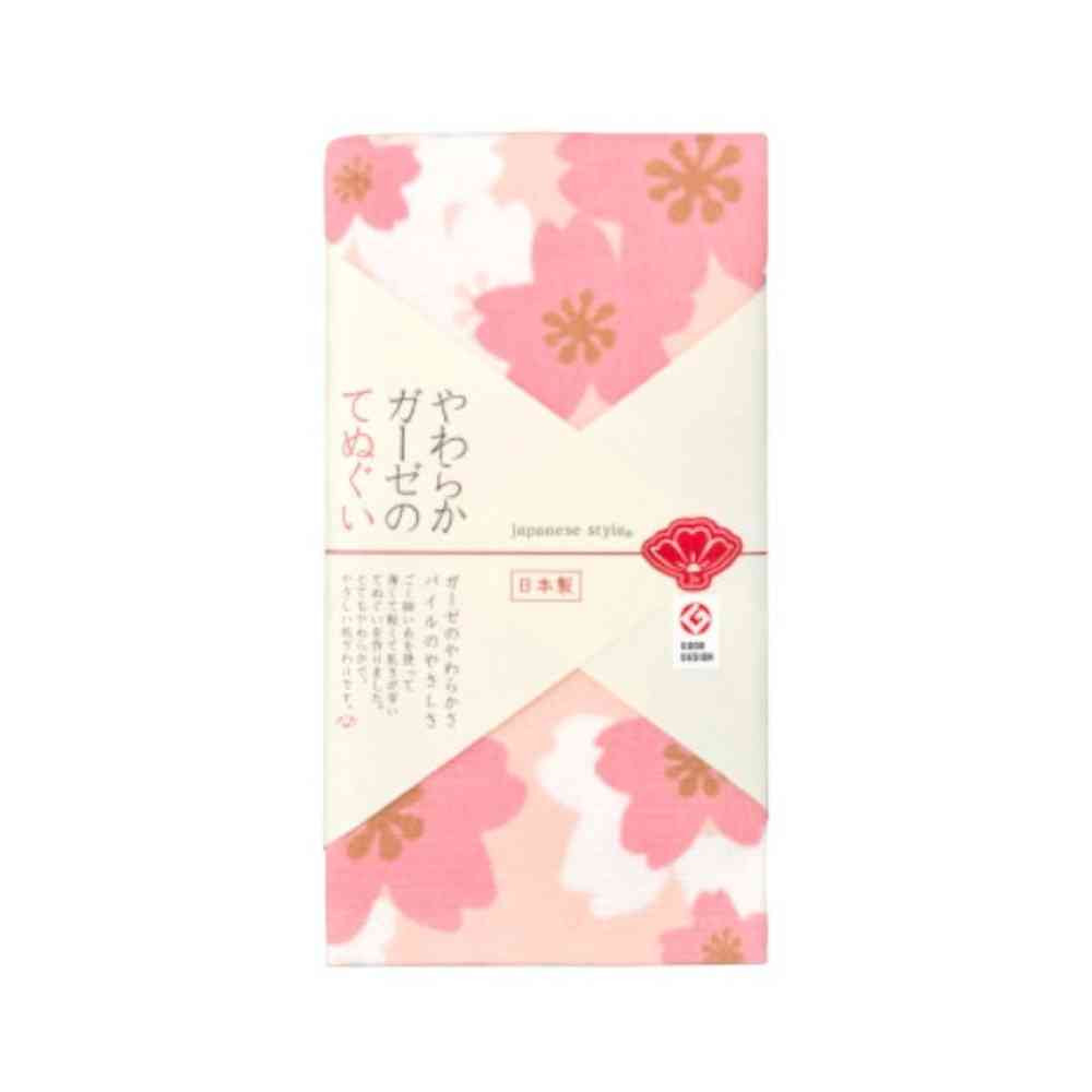 日繊商工 ジャパニーズスタイル 桜ひらく てぬぐい 1枚