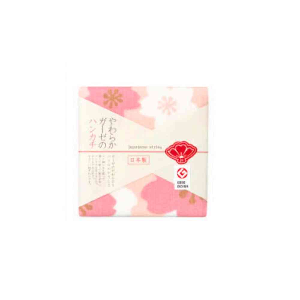 日繊商工 ジャパニーズスタイル 桜ひらく ハンカチ 1枚