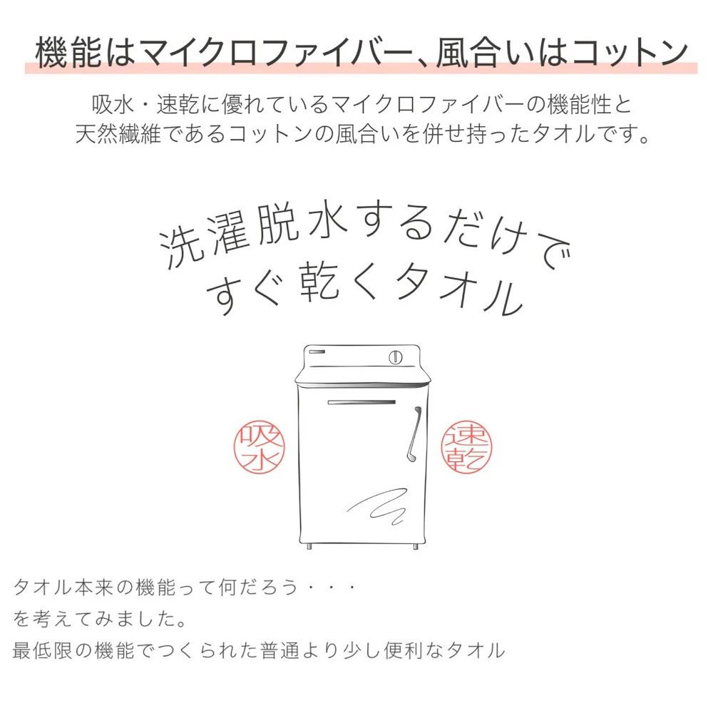 日繊商工 洗濯脱水するだけですぐ乾くタオル2 バスタオル グレー 1枚 - Image 2