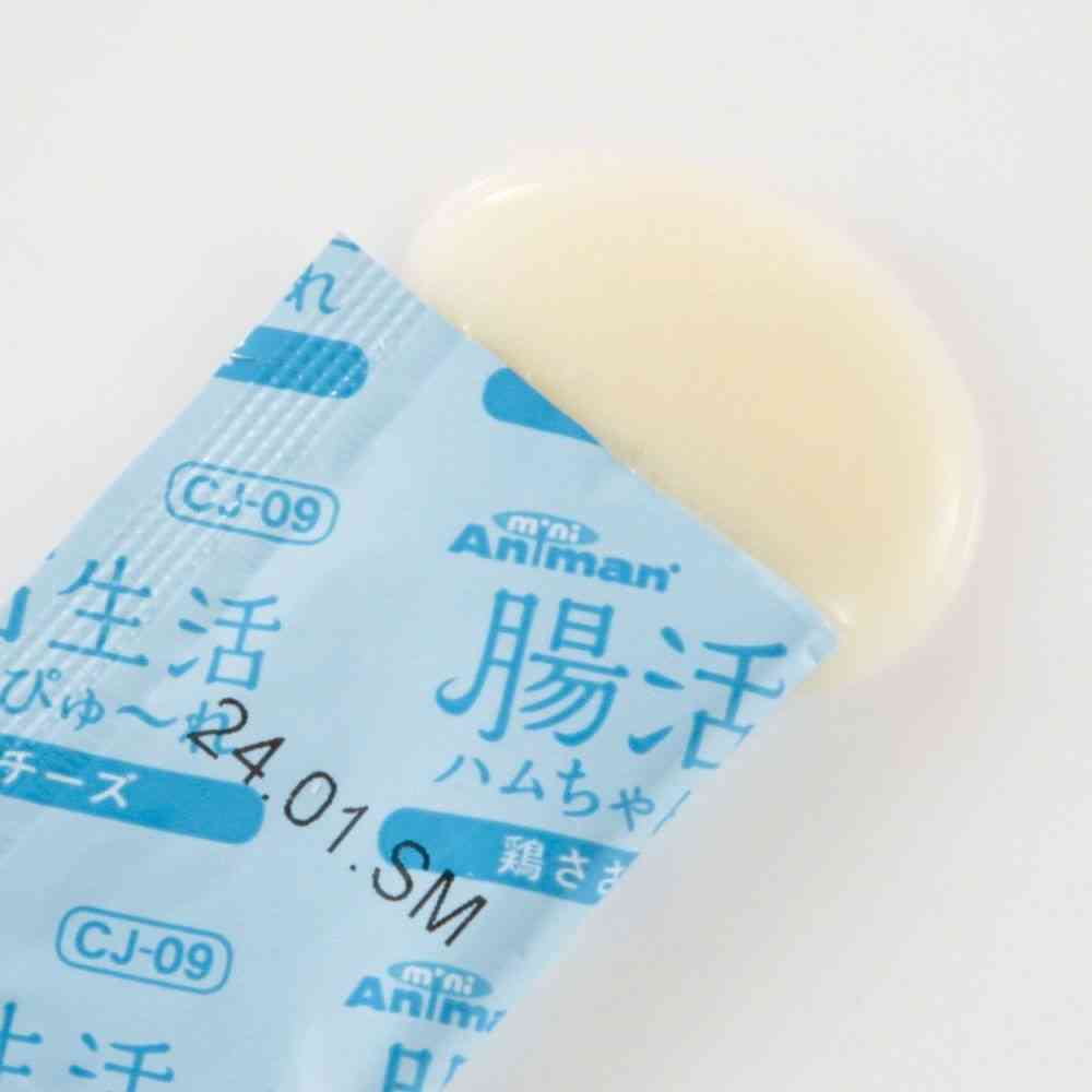 ミニアニマン 腸活生活 ハムちゃんぴゅ～れ 鶏ささみ＆チーズ 3g×10個入 - Image 4