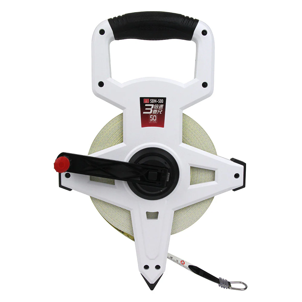 3倍速巻尺 50m SBM-500 【直送品】 返品・キャンセル・他商品と同時購入は不可