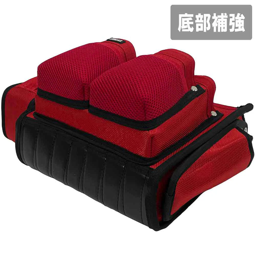 匠 仮枠大工釘袋 レッド SC-11 【直送品】 返品・キャンセル・他商品と同時購入は不可 - Image 4