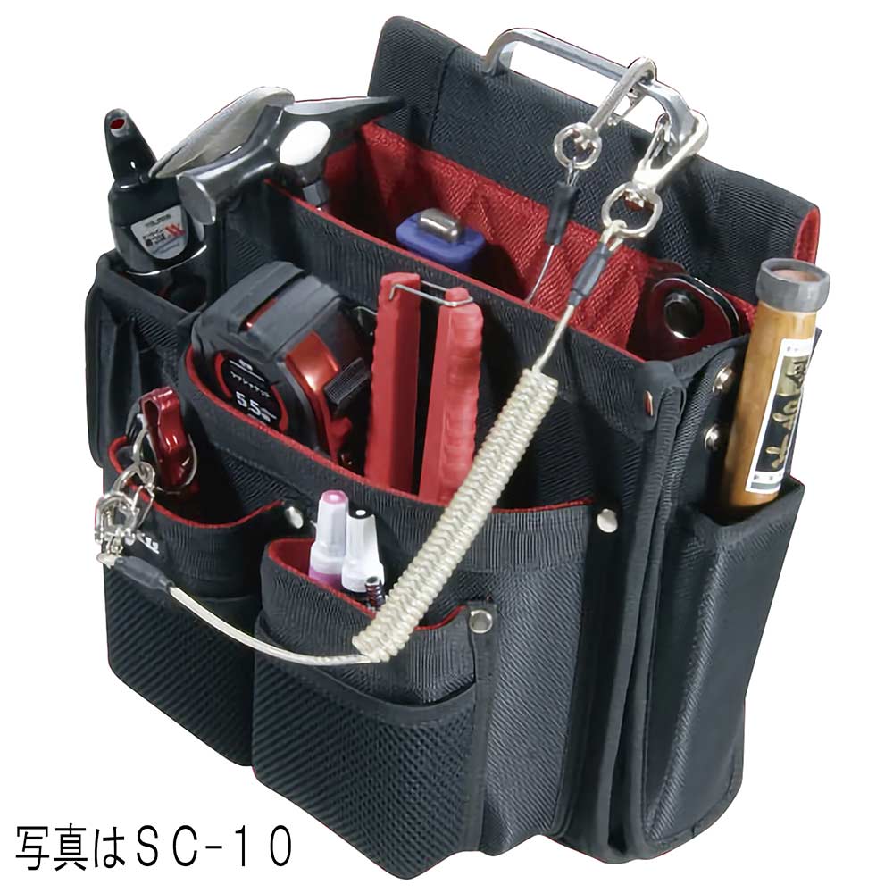 匠 仮枠大工釘袋 レザー SC-12 【直送品】 返品・キャンセル・他商品と同時購入は不可 - Image 6