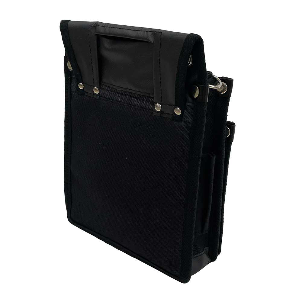 帆布鳶用腰袋2段 黒 TSH-2D-BK 【直送品】 返品・キャンセル・他商品と同時購入は不可 - Image 8