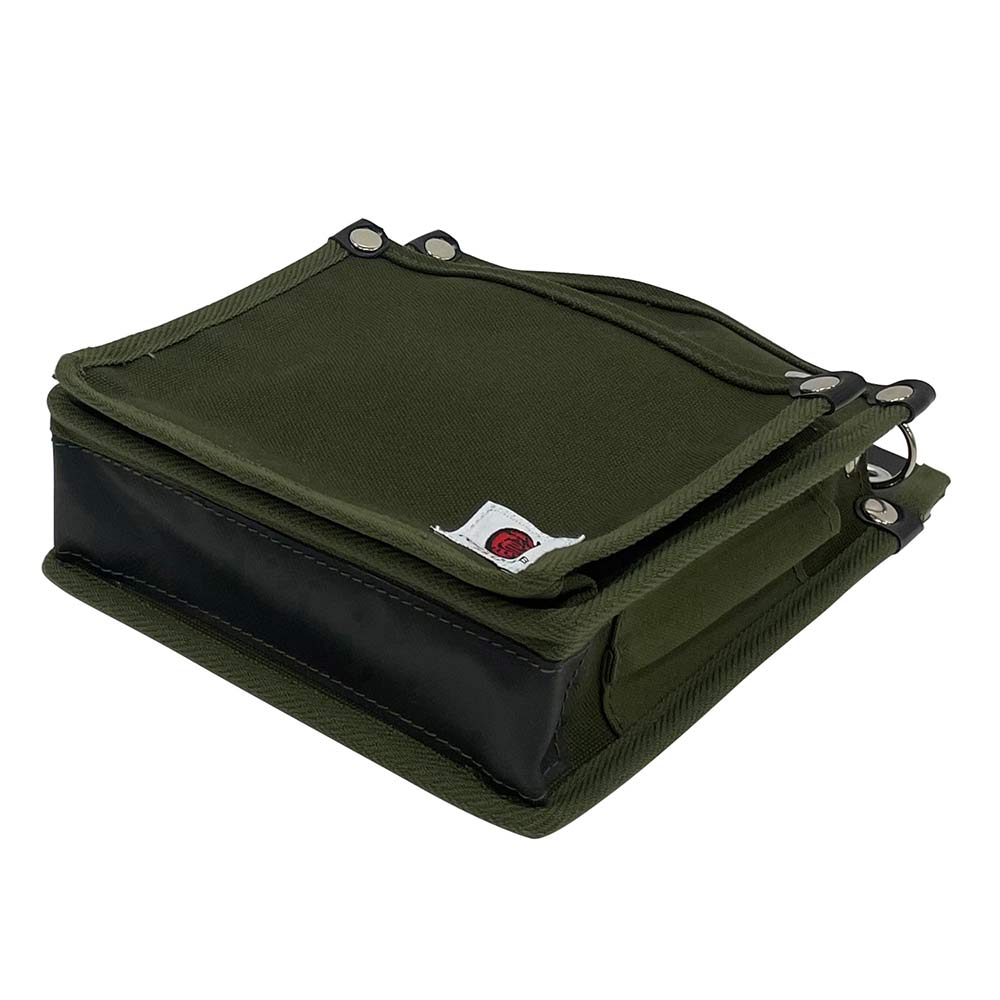 帆布鳶用腰袋2段 国防 TSH-2D-DG 【直送品】 返品・キャンセル・他商品と同時購入は不可 - Image 6