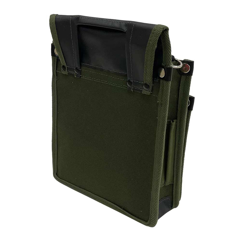 帆布鳶用腰袋2段 国防 TSH-2D-DG 【直送品】 返品・キャンセル・他商品と同時購入は不可 - Image 8