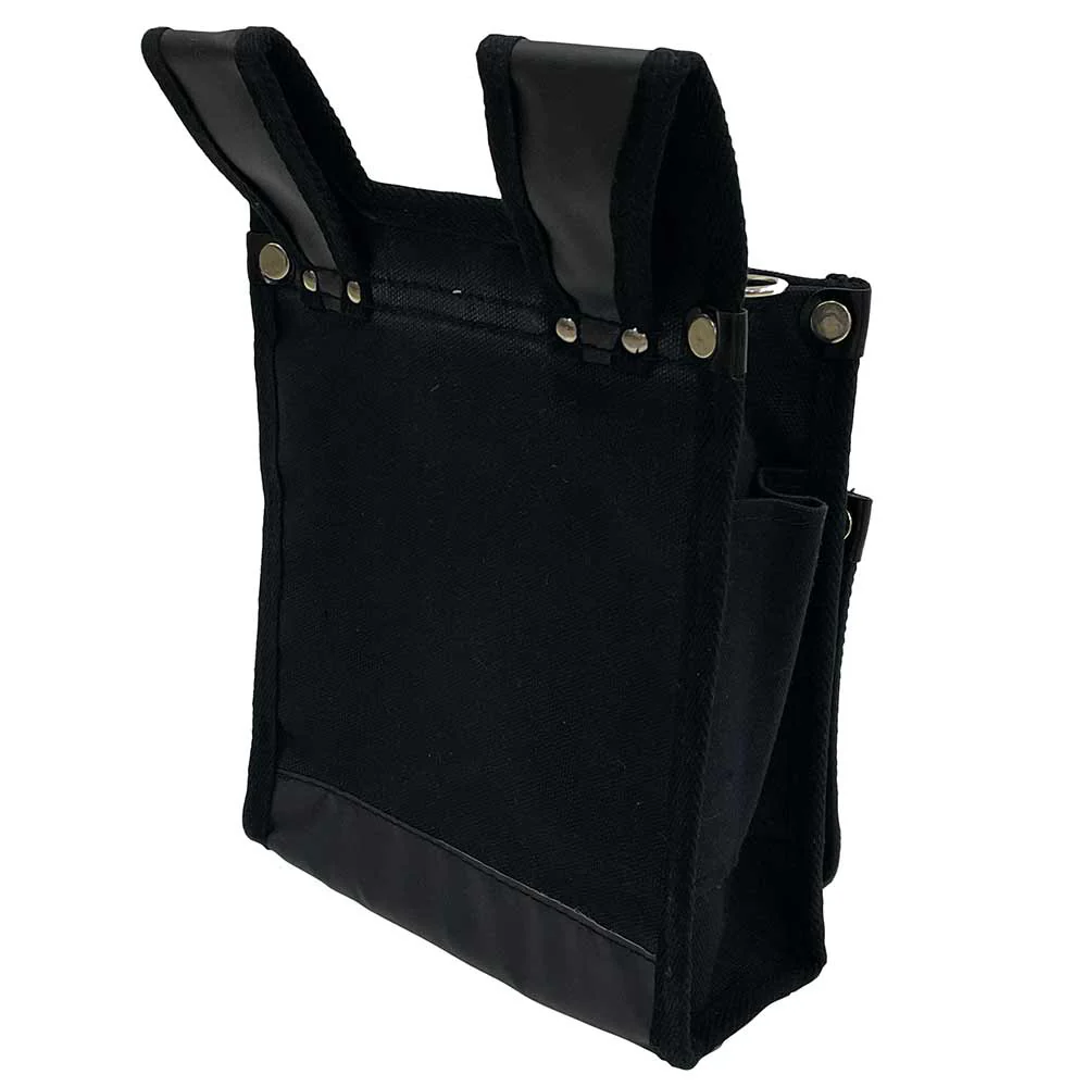 帆布鳶用腰袋2段BS 黒 TSH-2DBS-BK 【直送品】 返品・キャンセル・他商品と同時購入は不可 - Image 8