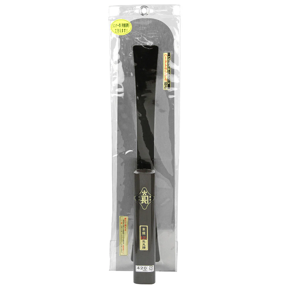 先丸鏝本焼0.3黒塗角柄 420MM 【直送品】 返品・キャンセル・他商品と同時購入は不可 - Image 2