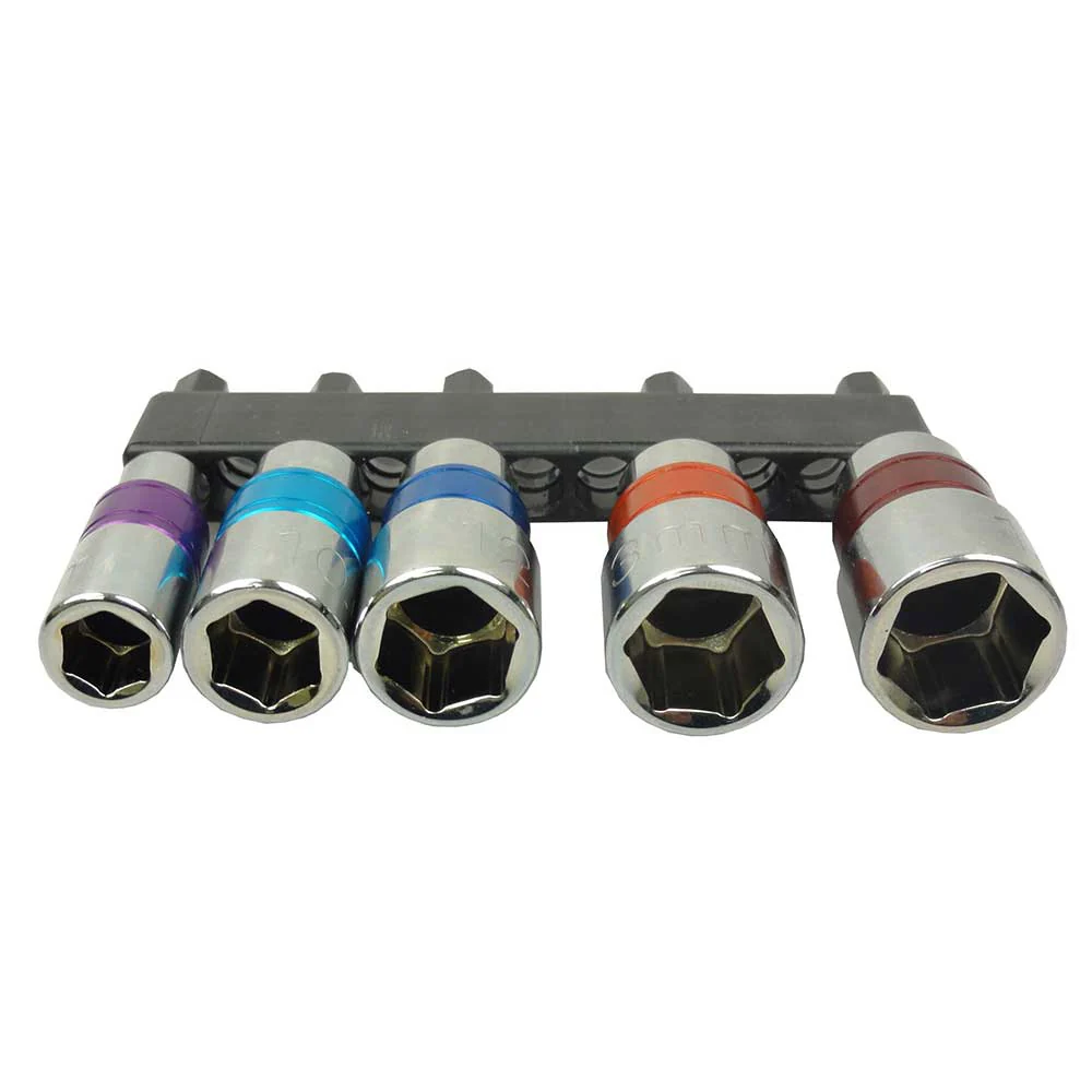 電ドル用ショートソケット 5本組 810121314 【直送品】 返品・キャンセル・他商品と同時購入は不可 - Image 3