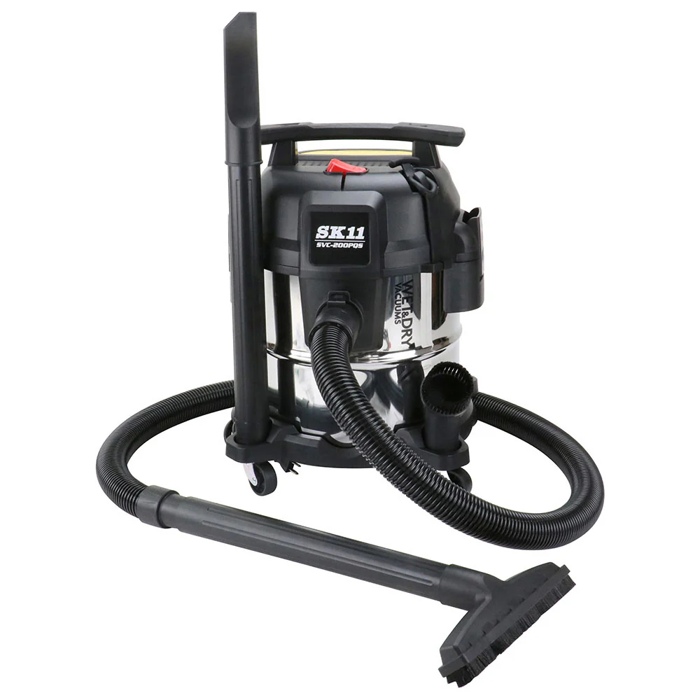 乾湿両用掃除機ステン 静音 SVC-200PQS 【直送品】 返品・キャンセル・他商品と同時購入は不可