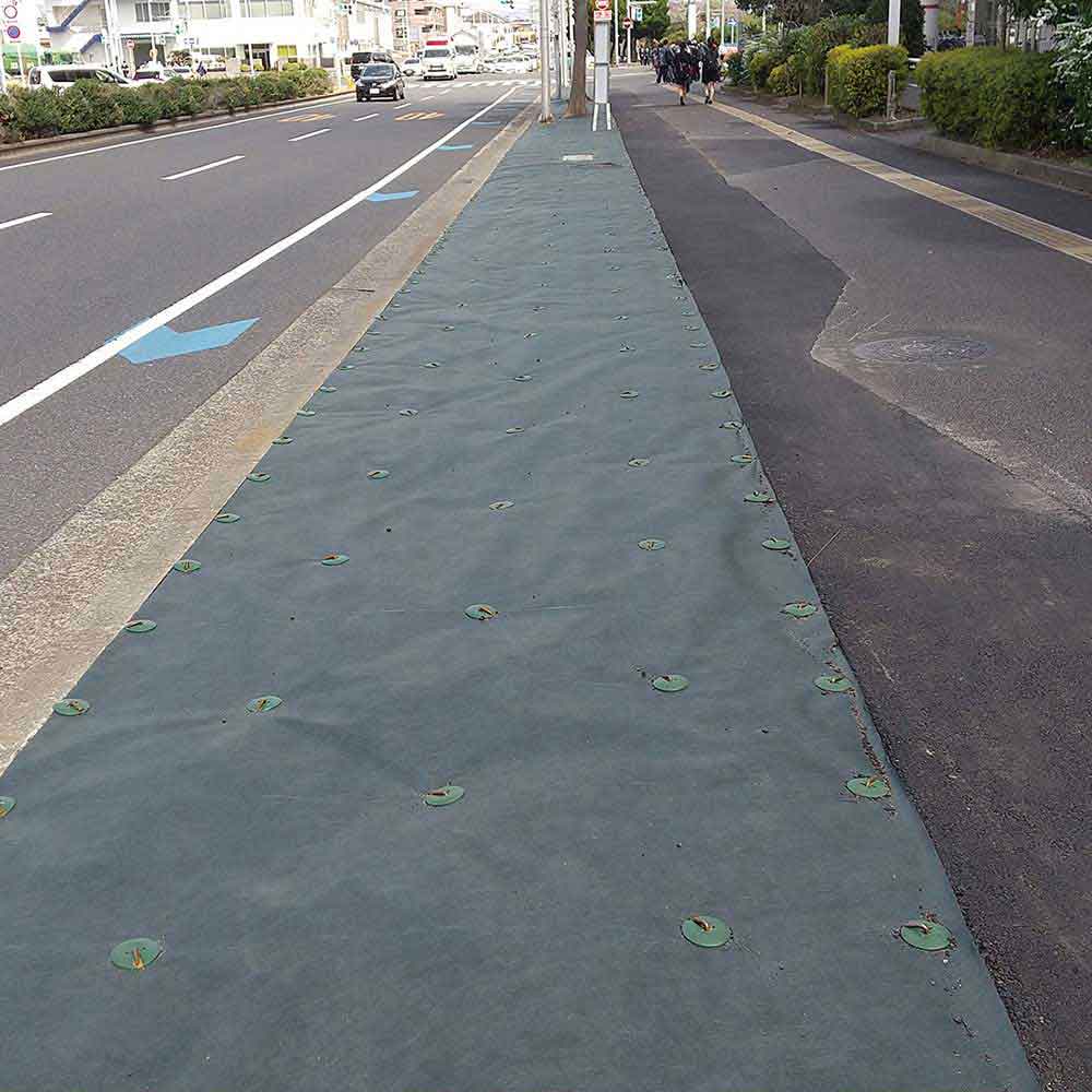 高密度不織布防草シート 無緑 1X50M 【直送品】 返品・キャンセル・他商品と同時購入は不可 - Image 5