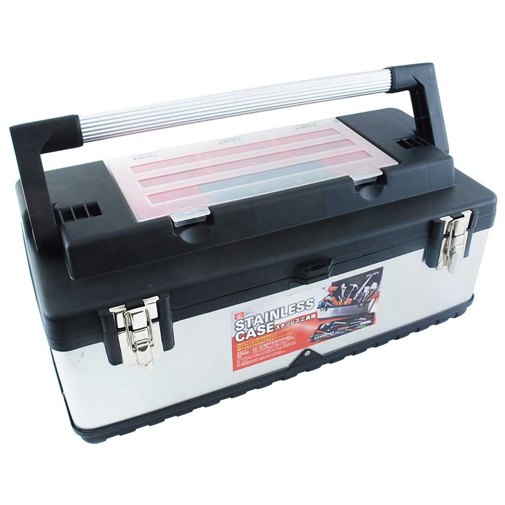 ステンレス工具箱 SSC-580W 【直送品】 返品・キャンセル・他商品と同時購入は不可 - Image 2