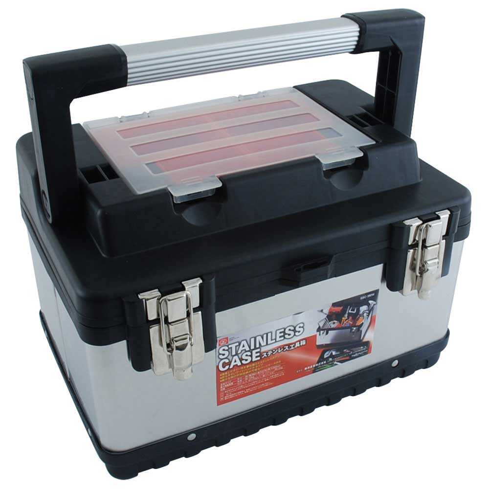 ステンレス工具箱 SSC-380W 【直送品】 返品・キャンセル・他商品と同時購入は不可 - Image 2