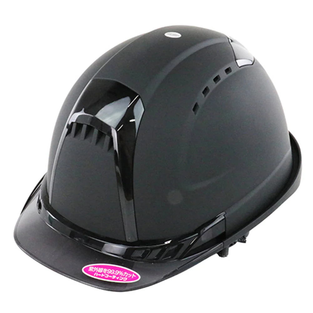 マット塗装ヘルメット黒 NO.391F-S-C 【直送品】 返品・キャンセル・他商品と同時購入は不可