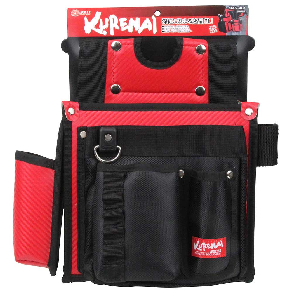紅 仮枠釘袋 SKC2-6RD 【直送品】 返品・キャンセル・他商品と同時購入は不可 - Image 2