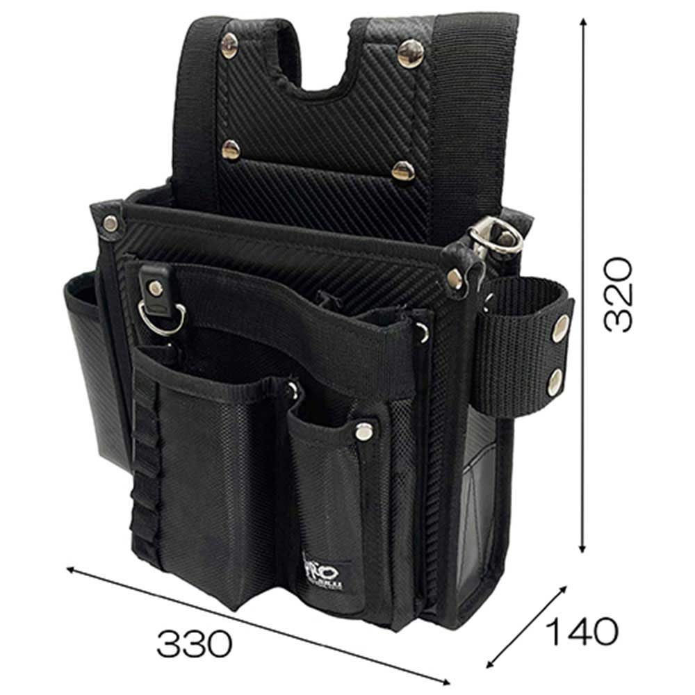 黒 仮枠釘袋 SKC2-6BK 【直送品】 返品・キャンセル・他商品と同時購入は不可 - Image 6