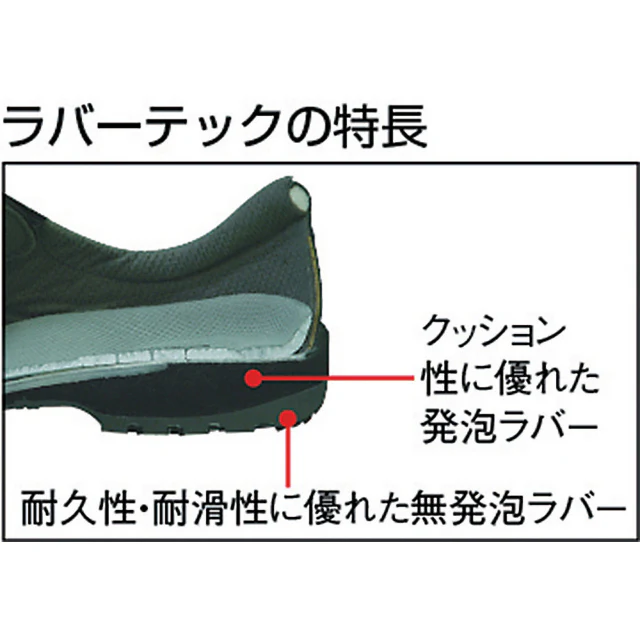 RT91027.0 ミドリ安全 ラバ―テック短靴 27.0cm 【直送品】 返品・キャンセル・他商品と同時購入は不可 - Image 2