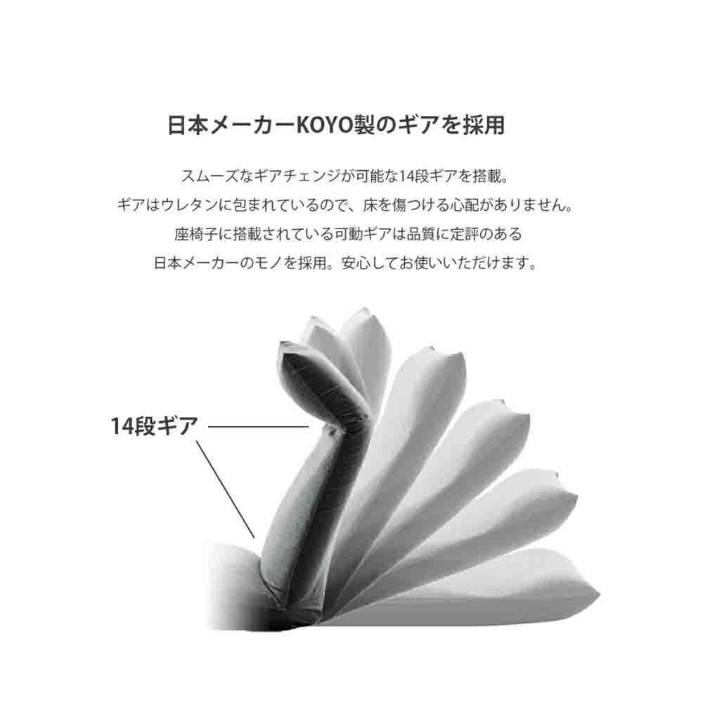 日本製 ヘッドリクPコイル座椅子 NECK ダリアングリーン 【直送品】 返品・キャンセル・他商品と同時購入は不可 - Image 7