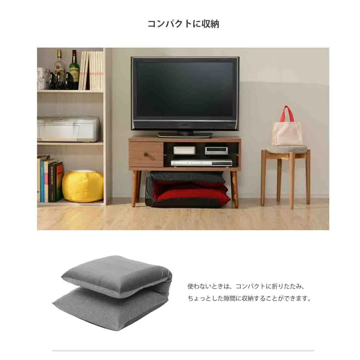 日本製 ヘッドリクPコイル座椅子 NECK タスクブルー 【直送品】 返品・キャンセル・他商品と同時購入は不可 - Image 9