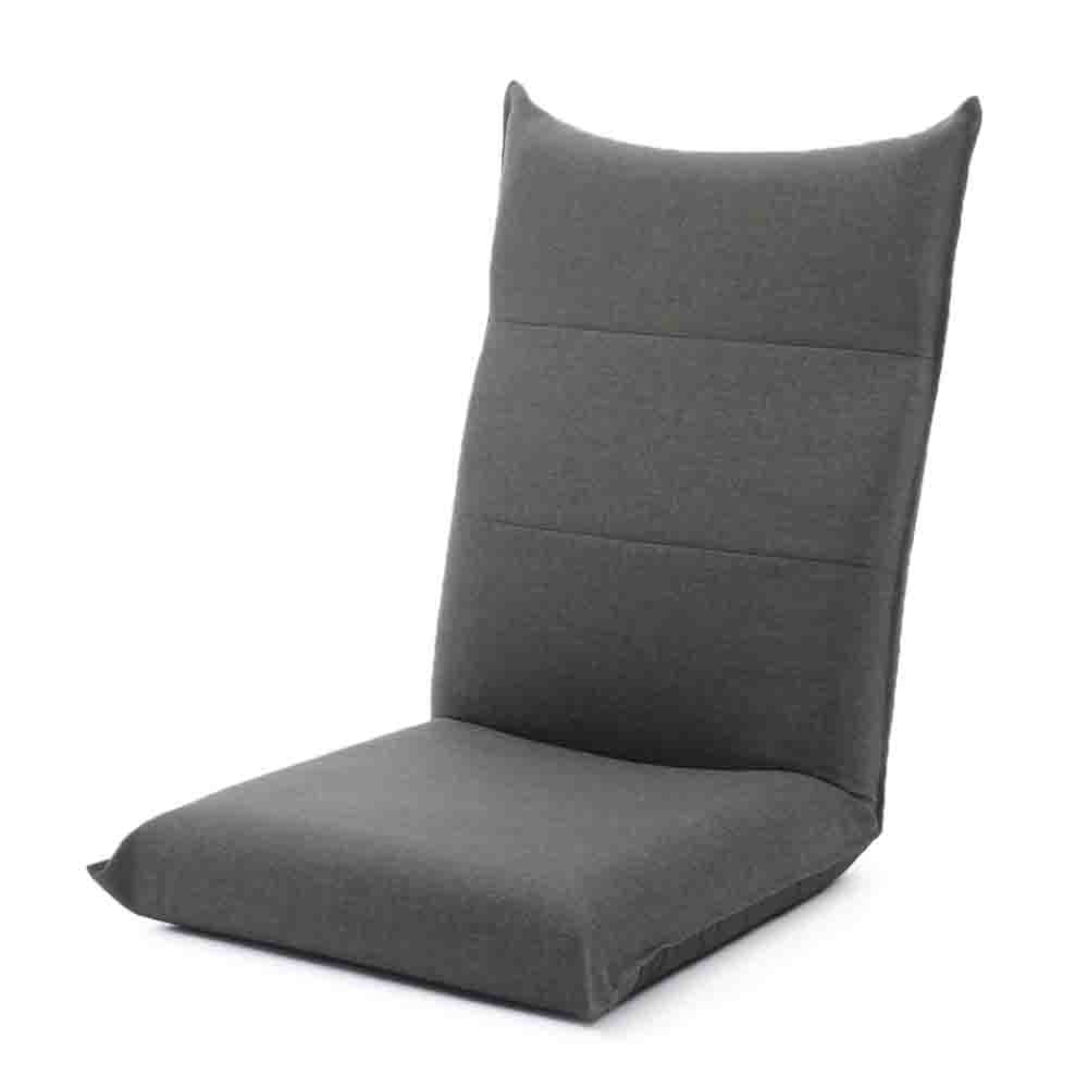 日本製 ハイバック座椅子 コンパクト アッシュグレー 【直送品】 返品・キャンセル・他商品と同時購入は不可