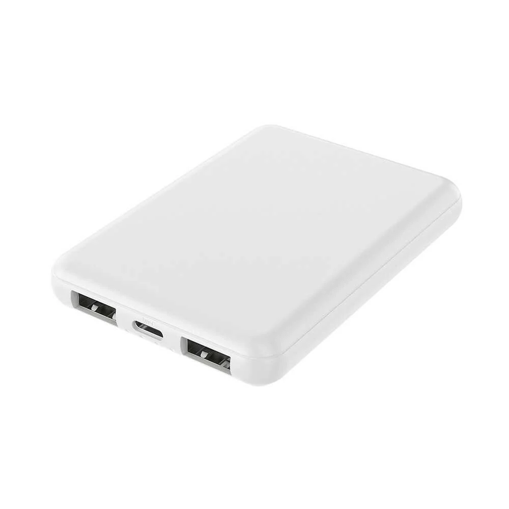 HIDISC 薄型軽量世界最小クラス 高性能ICチップ搭載 5000mAh モバイルバッテリー ホワイト - Image 4