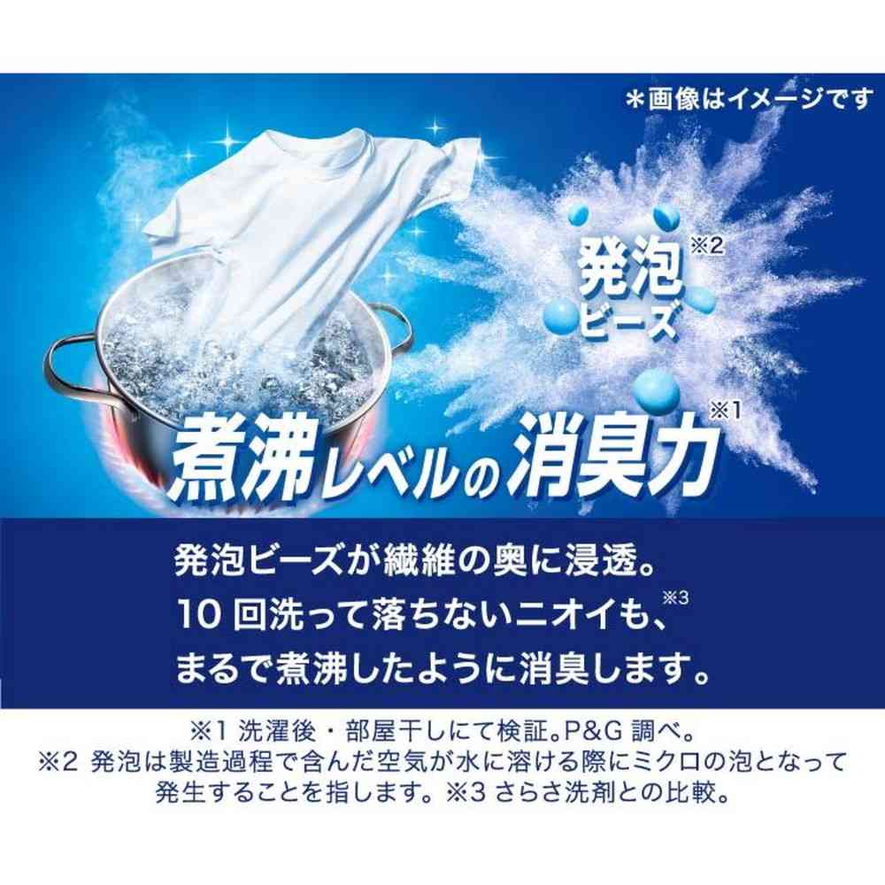 P&G レノア煮沸レベル 消臭 抗菌ビーズ 洗濯槽の防カビ クリーンフレッシュの香り 本体 420ml - Image 4