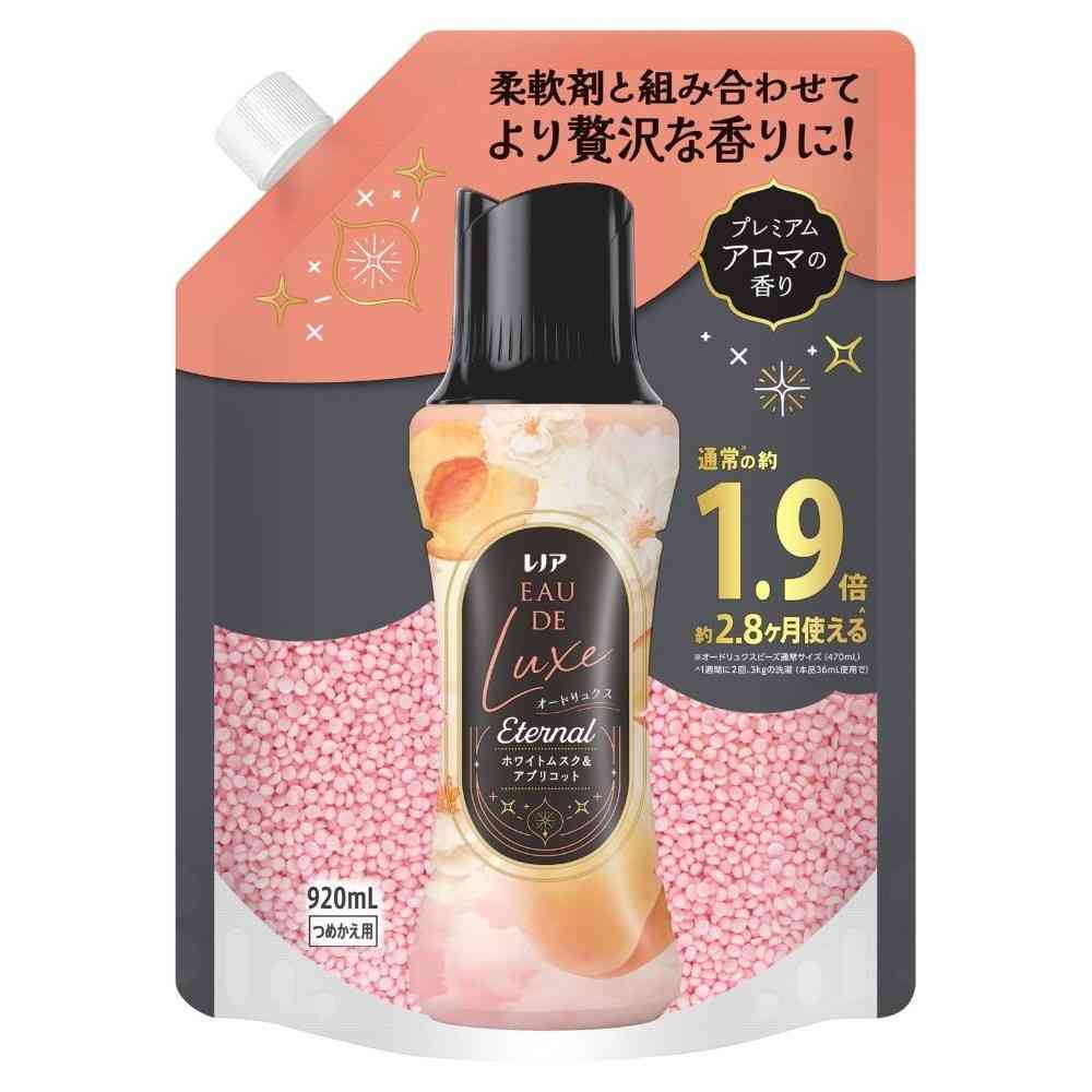 P&G レノアオードリュクス アロマジュエル エターナル ホワイトムスク&アプリコット 詰替 特大 920mL