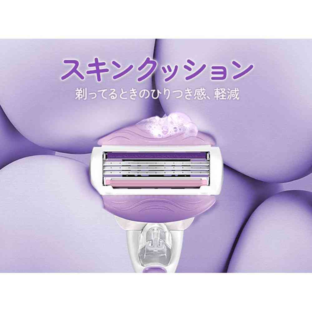ジレット ヴィーナス うるおい肌へ スミレの香り 本体+替刃1個付 - Image 5