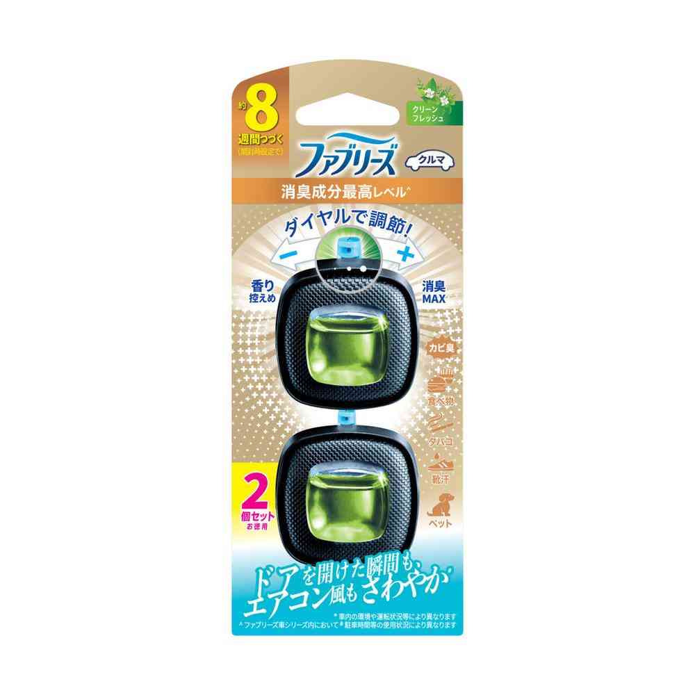 P&G ファブリーズ イージークリップ 消臭成分 最高レベル クリーンフレッシュ 2.5ml×2