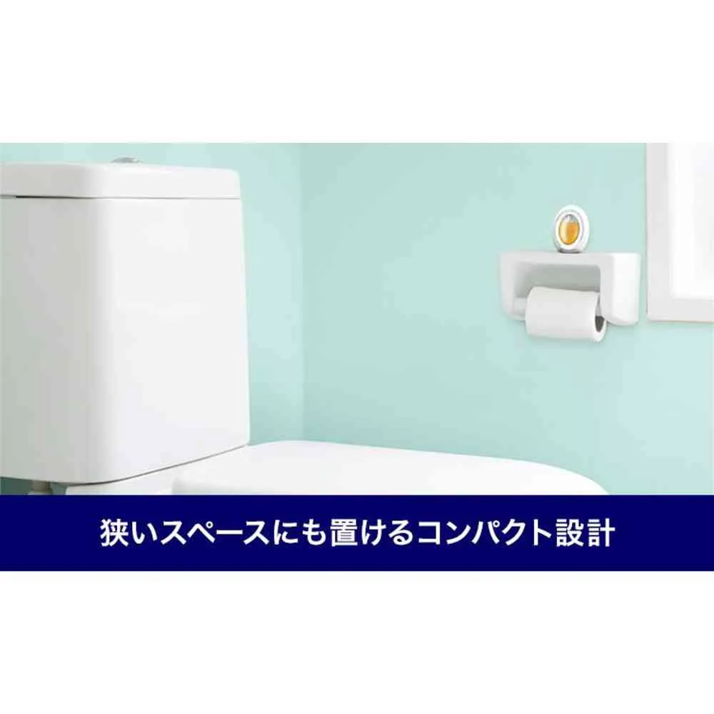 P&G ファブリーズ トイレ用 消臭成分最高レベル フレッシュ・シトラス 本体+つめかえ 6.3mlx2回分 - Image 4