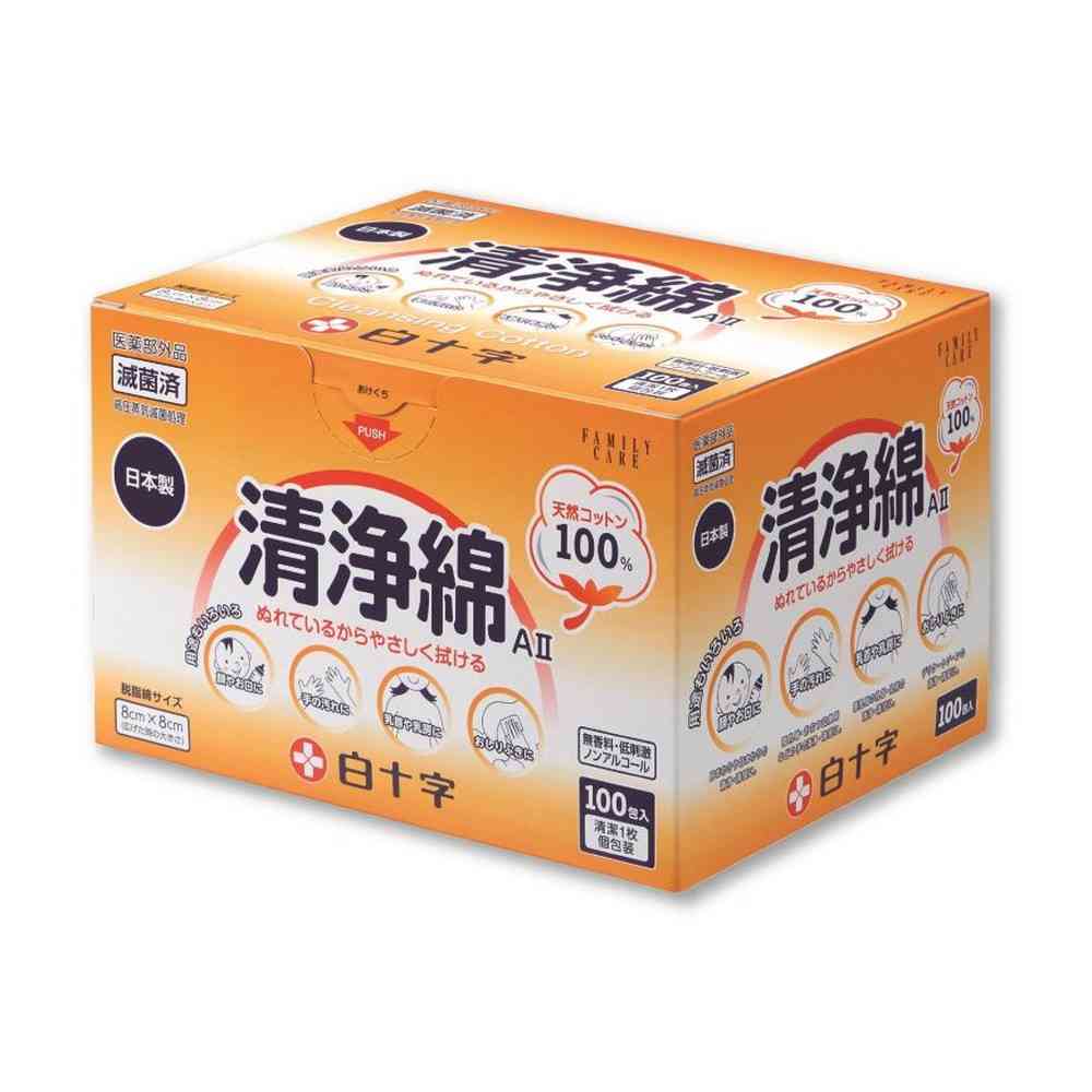 【医薬部外品】白十字 FC 清浄綿A2 100包入 - Image 6