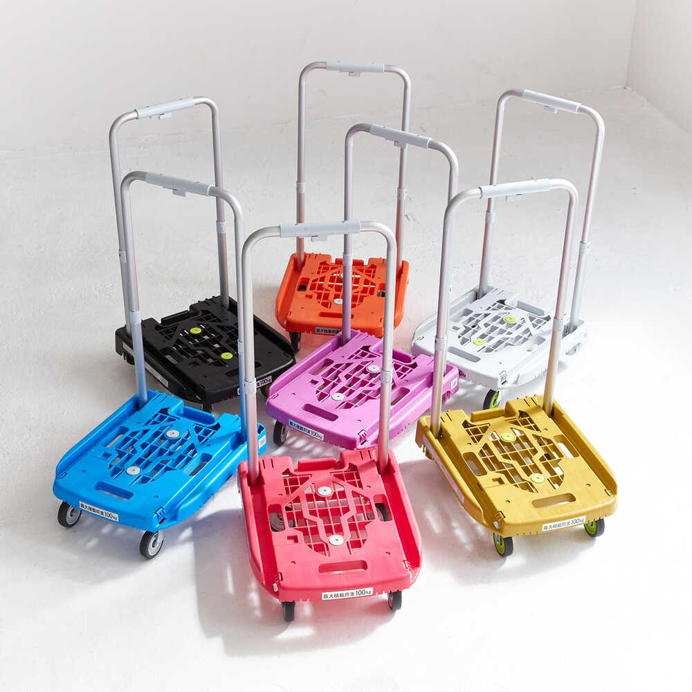 TRUSCO 樹脂台車 カルティオミニ weego ブルー 【直送品】 返品・キャンセル・他商品と同時購入は不可 - Image 7