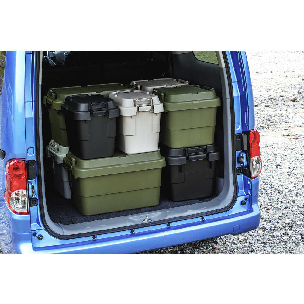 TRUSCO トランクカーゴ フラット天板仕様 70L ОD色 【直送品】 返品・キャンセル・他商品と同時購入は不可 - Image 4