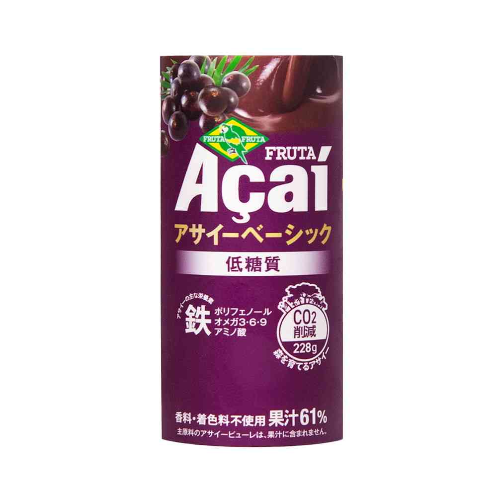 ◆[冷蔵] フルッタフルッタ アサイーベーシック195g×30本【直送品・クール便】 返品・キャンセル・他商品と同時購入は不可